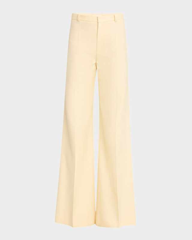High-Rise Flare Tailored Trousers